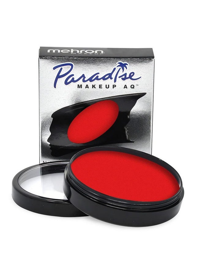 Mehron Makeup Paradise Makeup AQ Face & Body Paint (1.4 oz) (Vulcan - Neon Red/Pink UV)