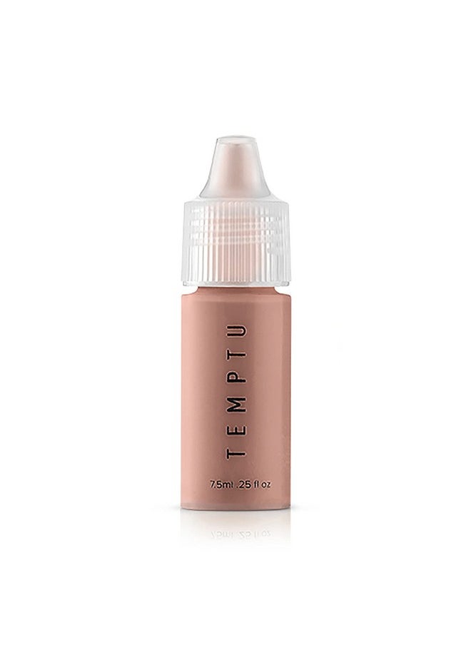 TEMPTU S/B Silicone-Based Airbrush Foundation: Professional Long-Wear Liquid Makeup, Sheer To Full Coverage For A Hydrated, Healthy-Looking Glow & Luminous, Dewy Finish On All Skin Types, 005 Pure Beige, 0.25 Fl Oz