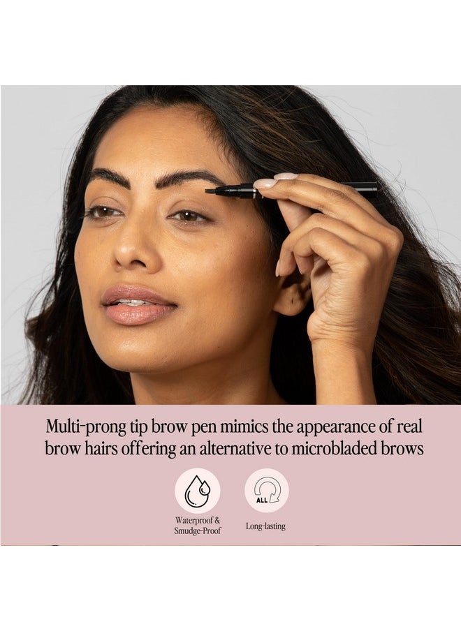 Billion Dollar Brows The Microblade Effect: Brow Pen, Create Natural Eyebrows, Fill in Brows, Taupe