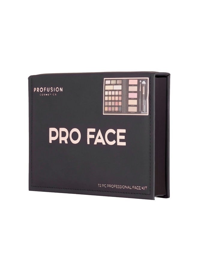 Profusion Cosmetics - Trendsetter Collection Pro Face Kit Blusher Bronzer Eyeshadow 32pcs