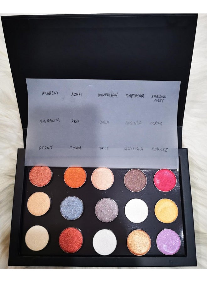 Coosei 4-Layer Book Shaped Magnetic Eyeshadow Palette Empty Makeup Storage Box For Eyeshadow Lipstick Blush Powder extra large big space