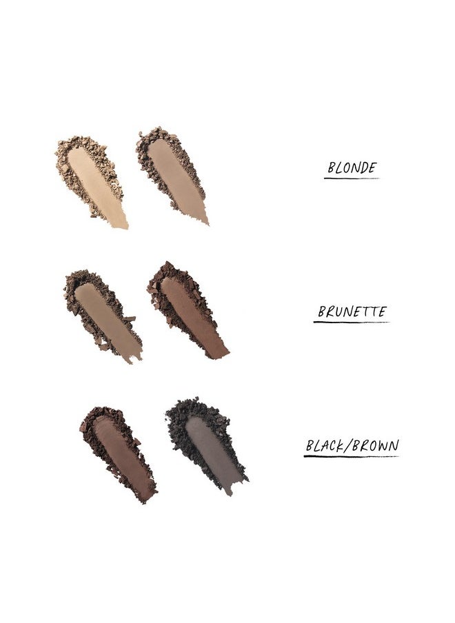 Soft Brow Define & Fill Powder Duo, Includes Dual Ended Brush, Vegan and Cruelty Free (Brunette)