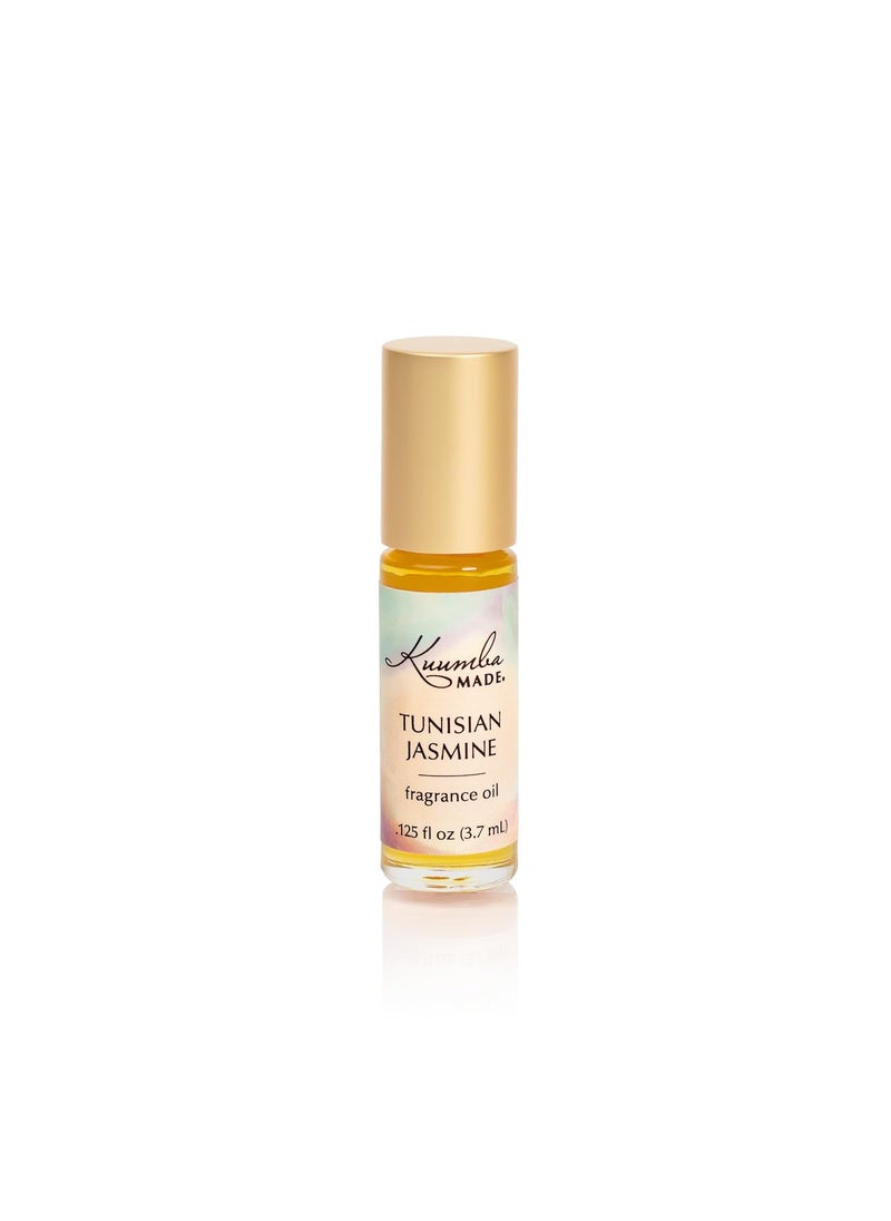 Kuumba Made Tunisian Jasmine Fragrance Oil Roll-On 0.13 fl oz (3.7ml) | Rollerball Perfume | Alcohol Free