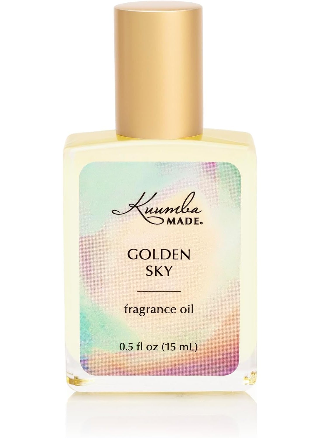 Kuumba Made Golden Sky Exquisite Fragrance Oil | 0.5 Fl Oz | Notes of Vanilla, Rose and Amber | Clean, Long-Lasting Scent | Alcohol Free | Roll On Perfume