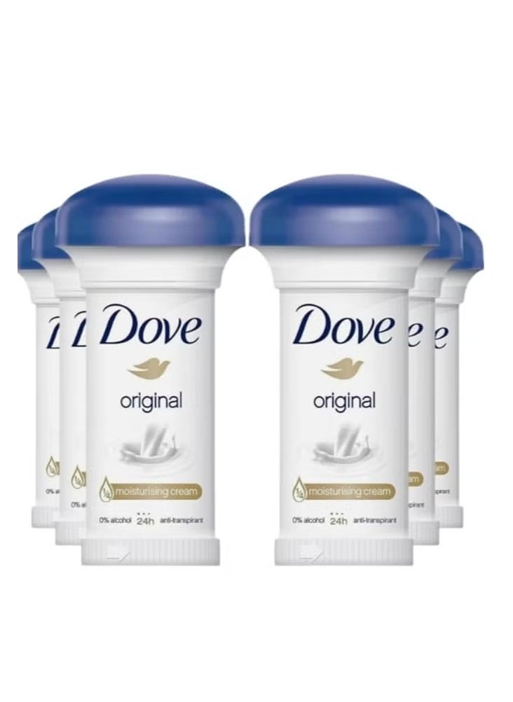 Moisturising Cream Mushroom Original roll on 50ml (Pack of 6)