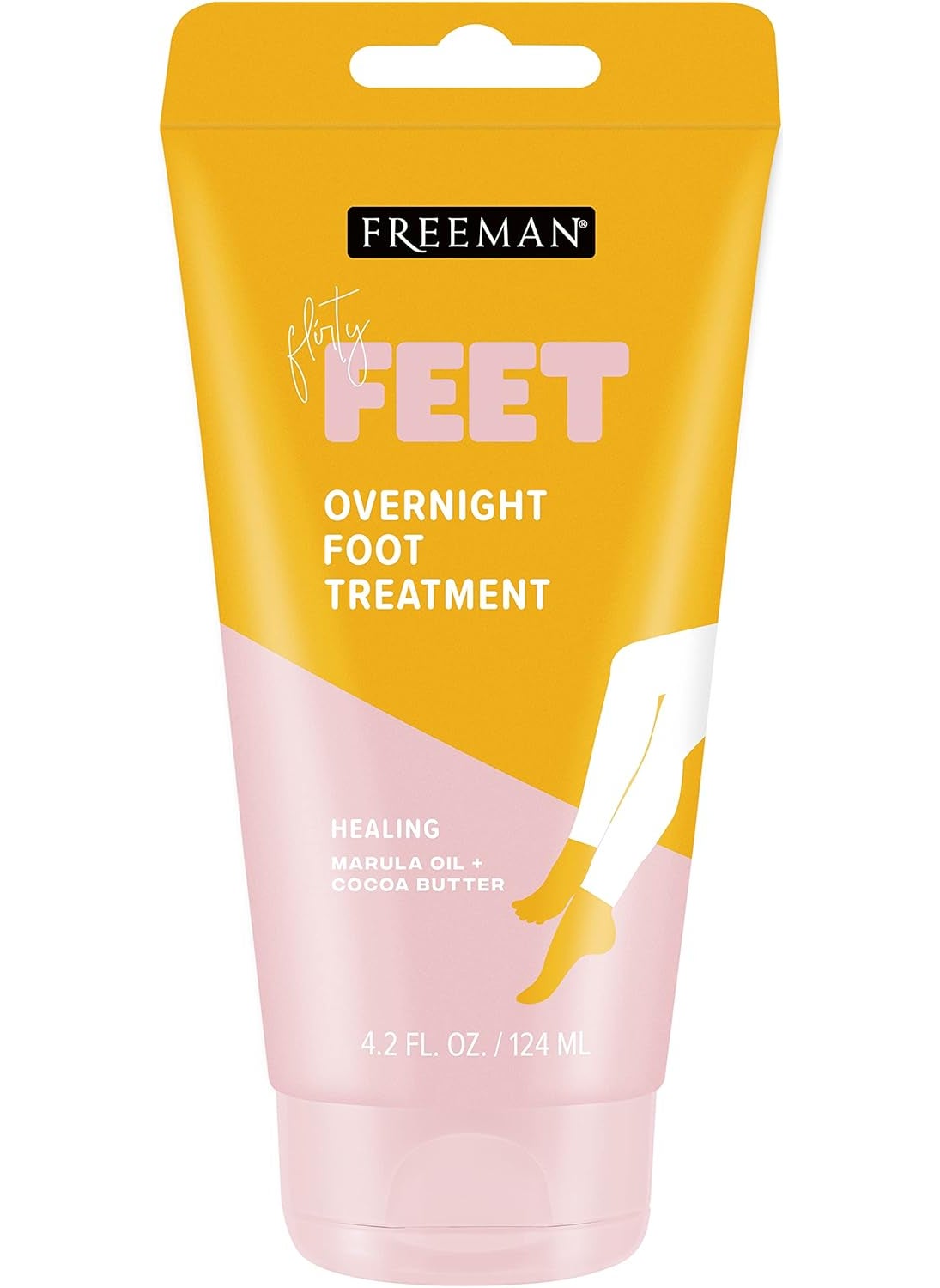 Freeman Bare Foot Overnight Foot Treatment 4.2 Ounce (124ml) (2 Pack) (18401-QBC-OS)