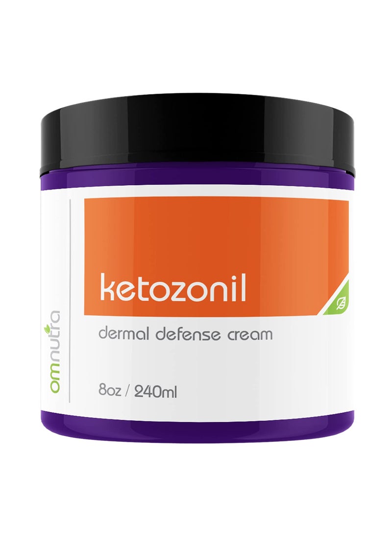 Ketozonil Extra Strength Skin Defense Cream For Skin - 8OZ OTC Organic Based Athletes Foot Cream Jock Itch Cream