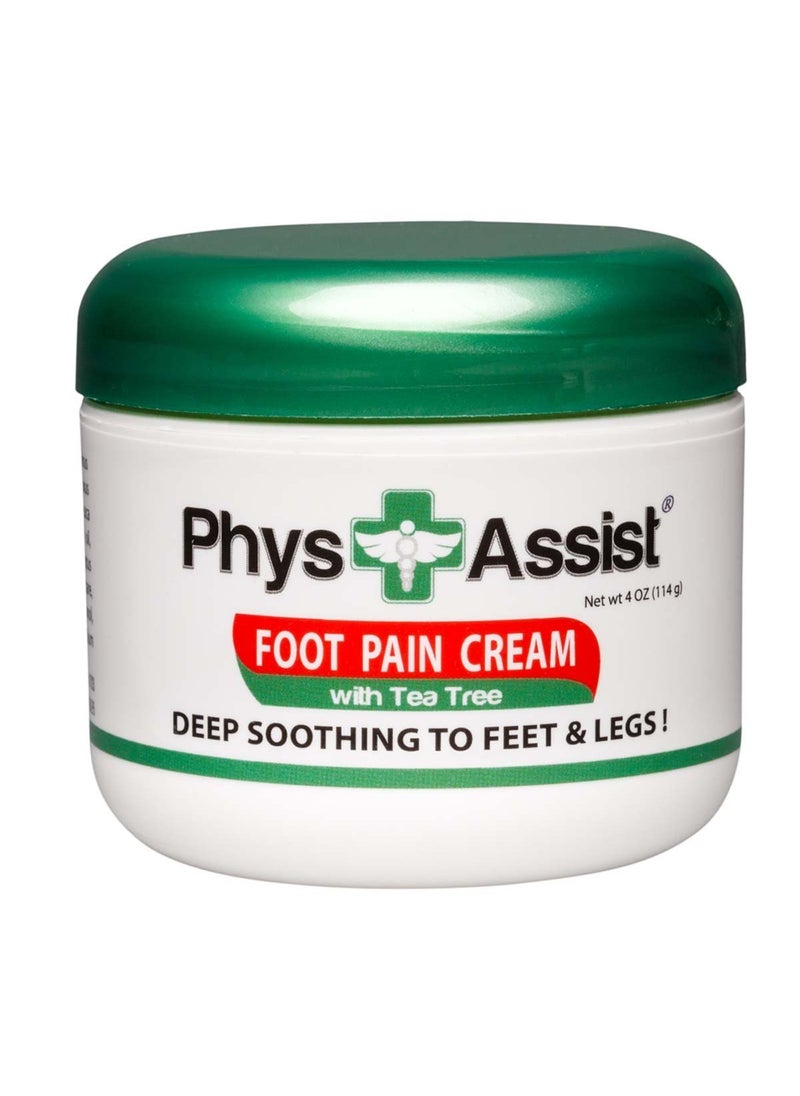 PhysAssist Soothing Foot Cream to Feet and Legs. 4 oz Jar