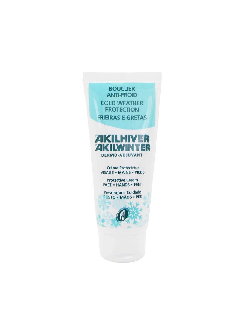 Akilwinter Protective Cold Weather Cream for Face, Hands & Feet - Moisturizer for Chilblains, Frostbites, & Cracks, Face Cream for Dry Skin, Deep Nourishing Prevention & Care (3.4 Fl Oz)