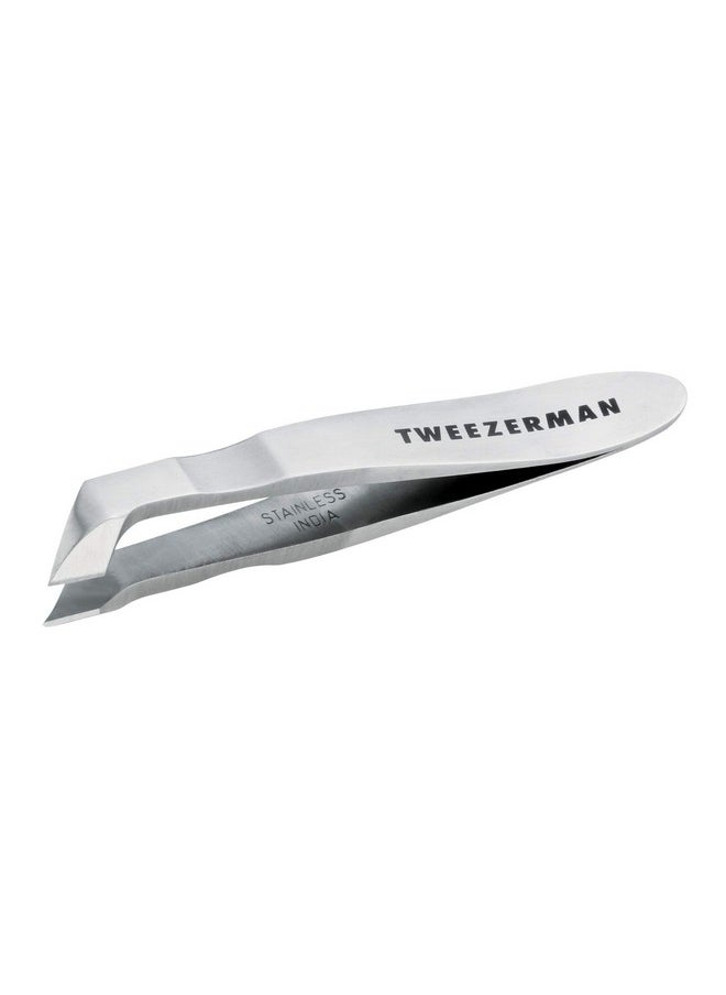 Tweezerman Men's Mini Hangnail Squeeze Snip Nipper, Silver