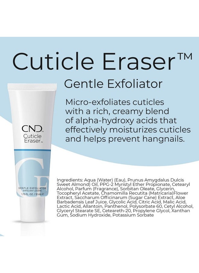 CND Cuticle Eraser Gentle Exfoliator 0.5 Fl Oz / 15 ml