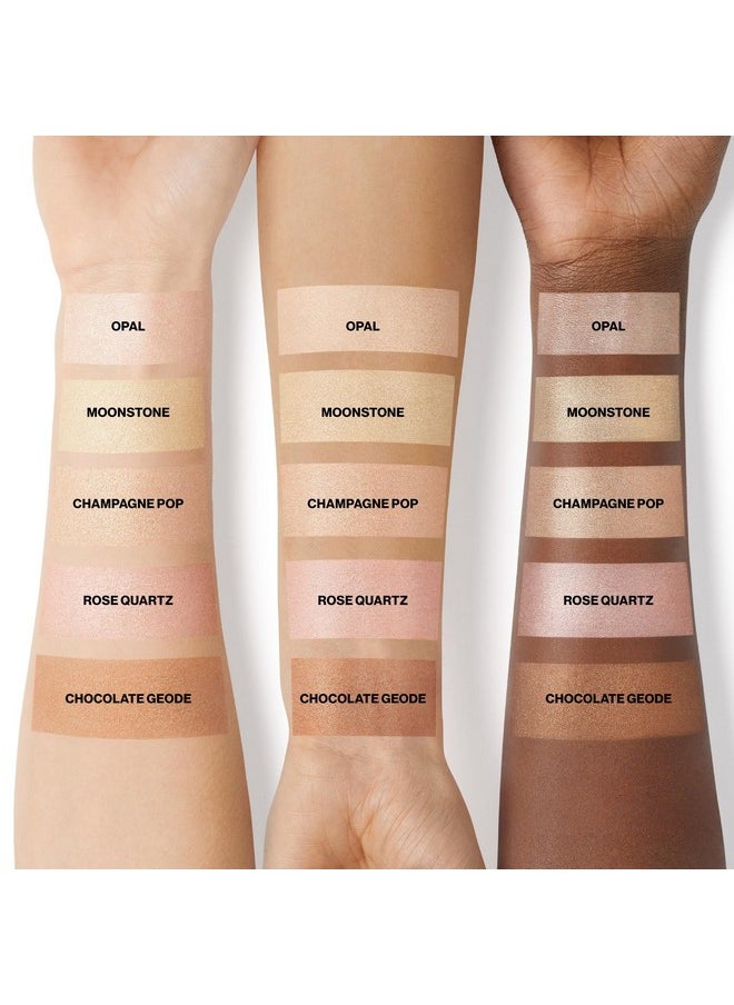 Smashbox X BECCA Shimmering Skin Perfector Pressed Highlighter | Luminous Glow + Buildable, 0.09 Ounce, Champagne Pop Mini