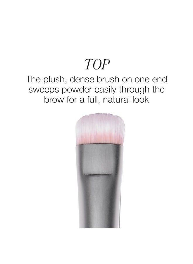 RMS Beauty Back2Brow Brush - Eyebrow Makeup Brush with Spoolie, Eyebrow Brush, Make Up Brush, Brow Brushes for Eyebrows, Eyebrow Pencil Powder Brush