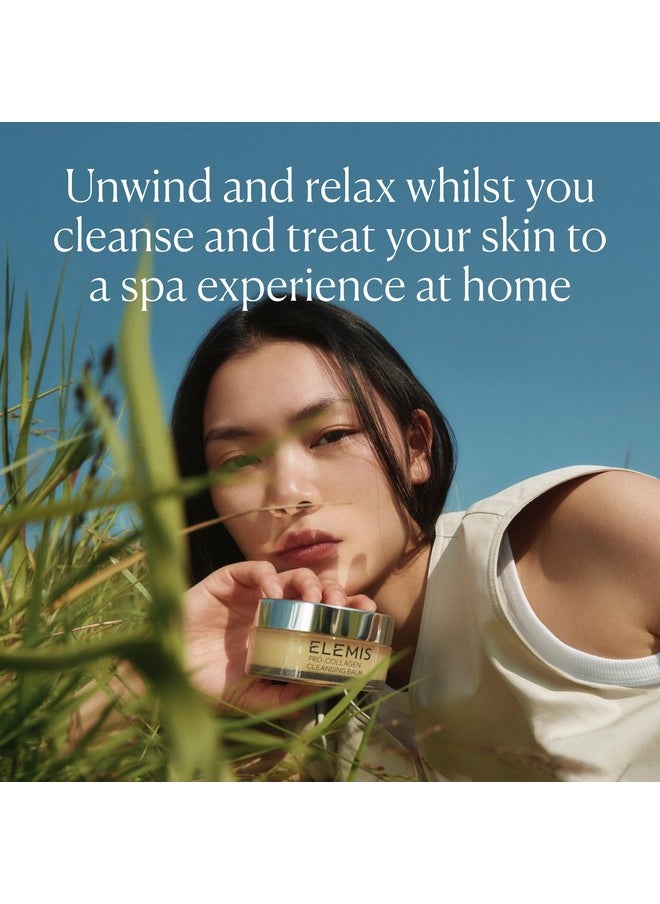ELEMIS Pro-Collagen Cleansing Balm Makeup Remover, Hydrating Facial Cleanser, Oil Cleanser, Oil Makeup Remover, Deep Cleanse
