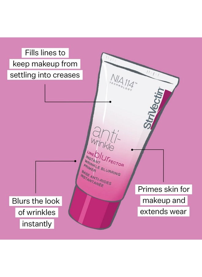 StriVectin Line BlurFector™ Instant Wrinkle Blurring Primer, Skin Primer to help blur and fill the look of wrinkles, Makeup Primer for Smooth Skin, 1 oz.