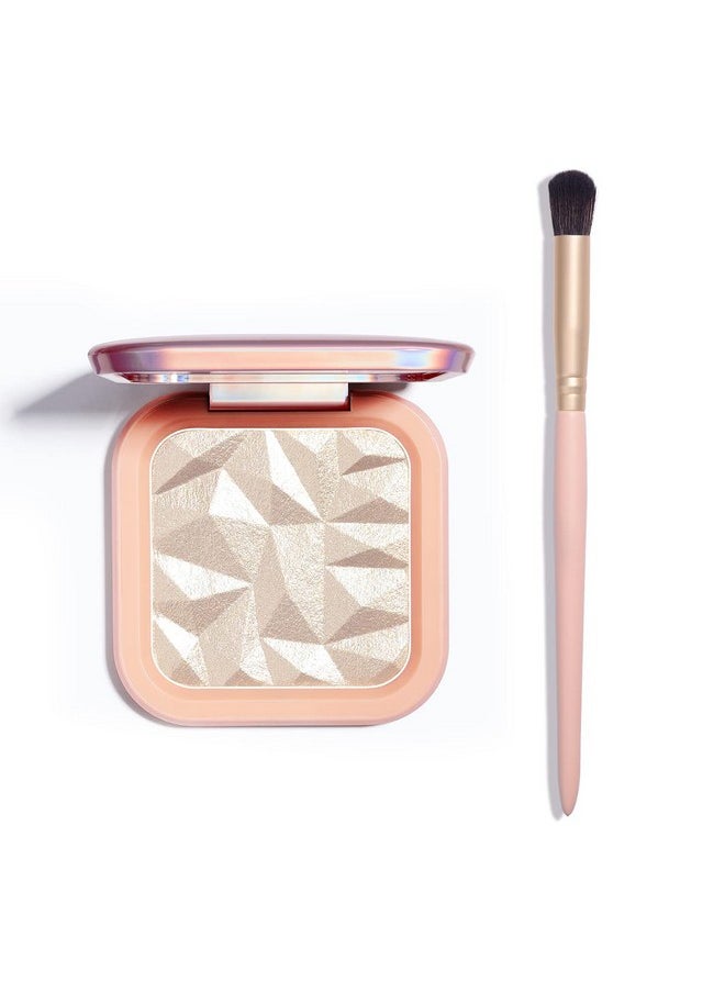ELESSY Highlighter Makeup Palette Face Highlighter Palette Glitter Illuminator Highlighter Palette Shimmer Highlighter Powder Kit Highlight Makeup Palette -SUN GLOW