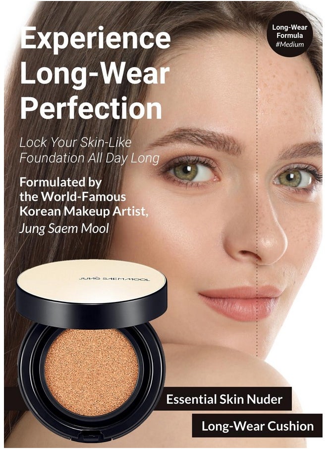 [JUNGSAEMMOOL OFFICIAL] Essential Skin Nuder Long Wear Cushion (Refill included) (Medium)
