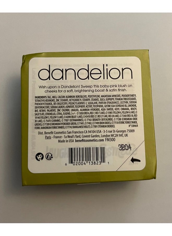 Benefit dandelion brightening finishing powder deluxe travel size 0.12 oz 3.5gram