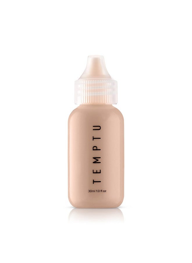 TEMPTU S/B Silicone-Based Airbrush Foundation: Professional Long-Wear Liquid Makeup, Sheer To Full Coverage For A Hydrated, Healthy-Looking Glow & Luminous, Dewy Finish On All Skin Types, 002 Blush Ivory, 1 Fl Oz