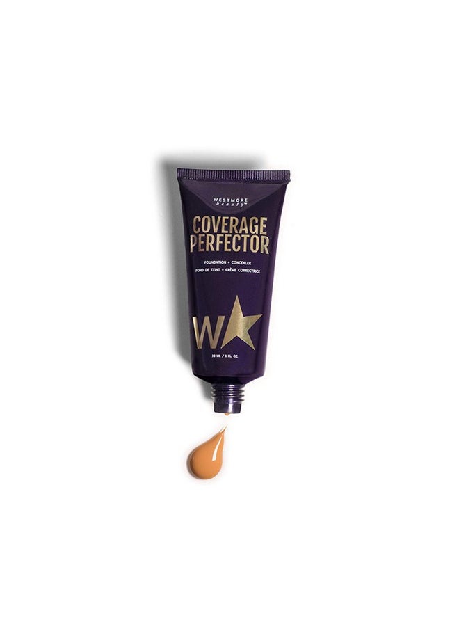Westmore Beauty Liquid Foundation - Porcelain, Face Coverage Perfector, Full Coverage, Travel Size, Not Tested On Animals