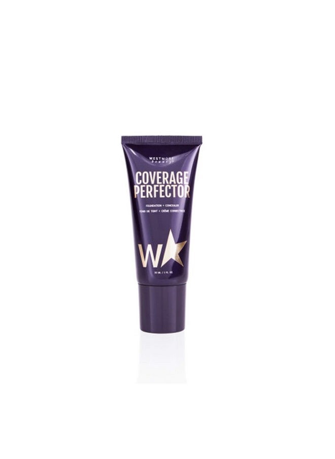 Westmore Beauty Liquid Foundation - Porcelain, Face Coverage Perfector, Full Coverage, Travel Size, Not Tested On Animals