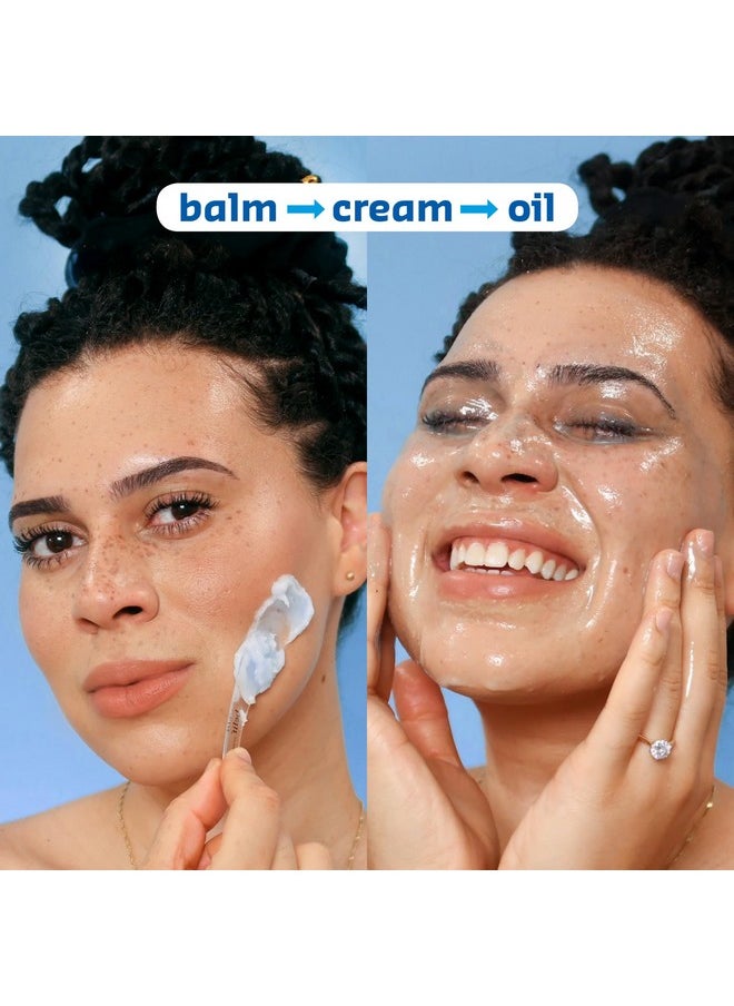 belif Aqua Bomb Cleansing Balm Makeup Remover, Hydrate & Deep Cleanse in 1 Step, No Mess Clean Up, Melt Away Makeup & SPF, Balm to Oil Cleanser Formula, No Oily Residue, Korean Skin Care