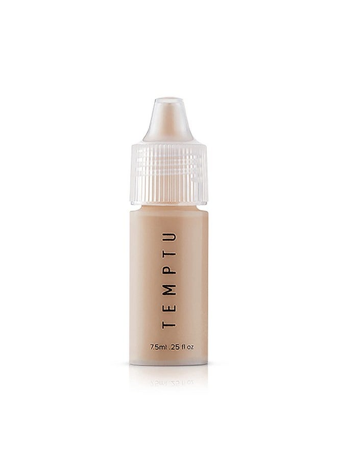 TEMPTU S/B Silicone-Based Airbrush Foundation: Professional Long-Wear Liquid Makeup, Sheer To Full Coverage For A Hydrated, Healthy-Looking Glow & Luminous, Dewy Finish On All Skin Types, 004 Sand, 0.25 Fl Oz