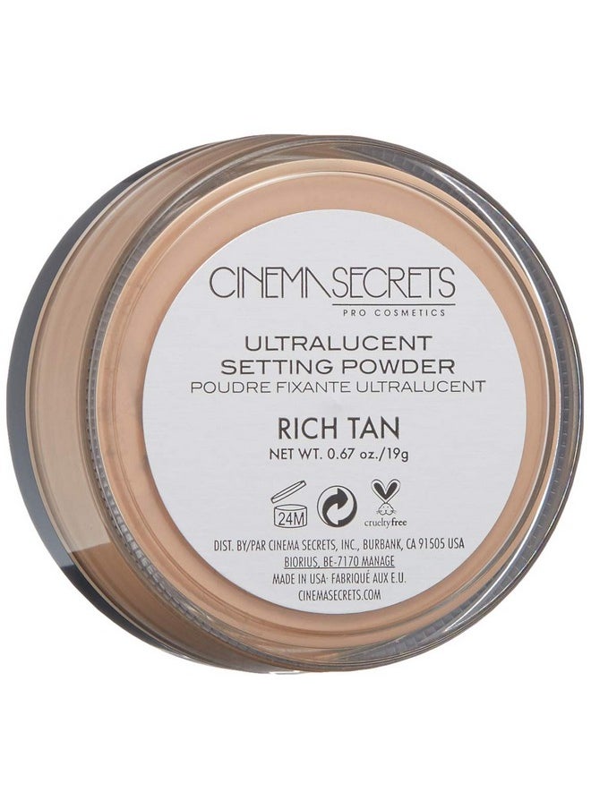 CINEMA SECRETS Pro Cosmetics Ultralucent Setting Powder Rich Tan