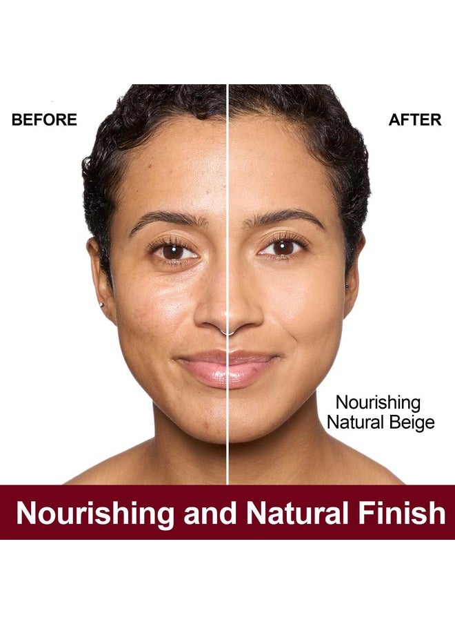 FV Dewy Foundation, Hydrating Formula & Medium Coverage, Waterproof, Long Lasting, Lightweight Liquid Foundation, Ideal For Dry/Combination Skin, 30g, Nourishing Beige