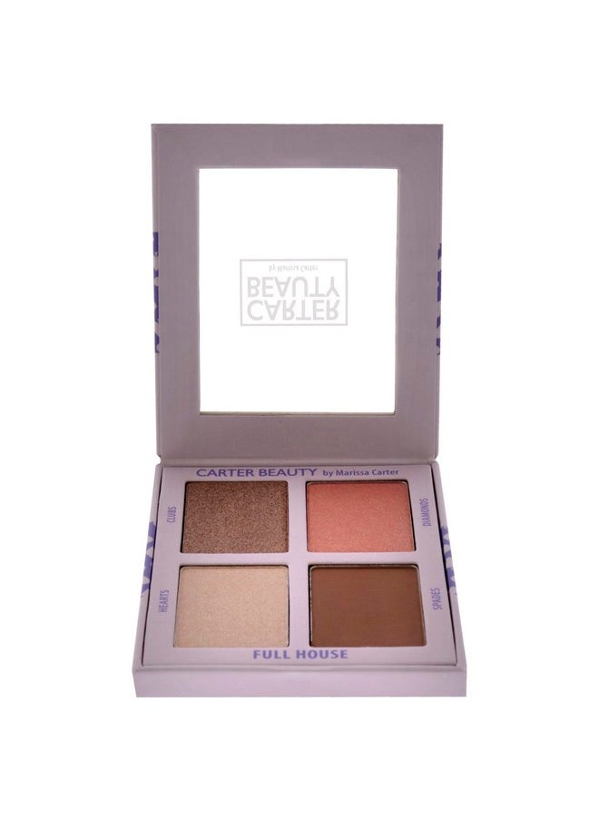 Carter Beauty Full House Palette - Blush And Highlighters