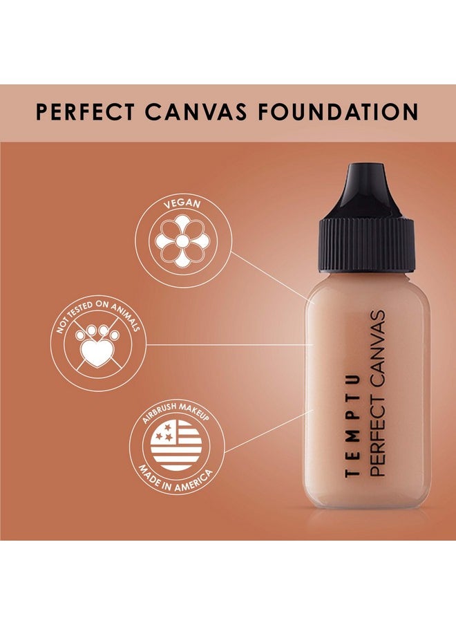 Temptu Perfect Canvas Hydra Lock Airbrush Foundation, Buff, 1 Fl Oz