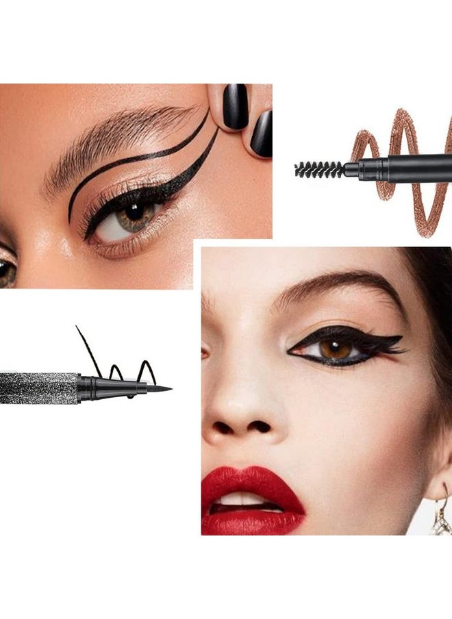 KARUIZI All in One Makeup Gift Set for Women Full Kit for2x14-color eyeshadow palettes,5xlipgloss sets,mascara,eyeliner,eyebrowpowder,eyebrow pencil, foundation, highlighter stick etc