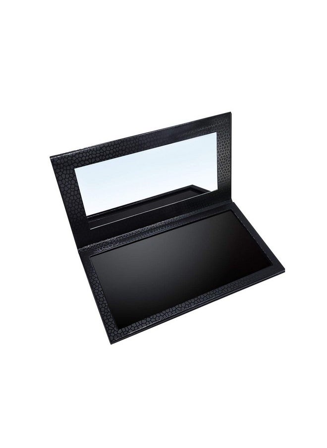 Allwon Magnetic Palette Empty Eyeshadow Makeup Palette with Shatterproof Mirror for Eyeshadow Lipstick Blush Powder (Black)