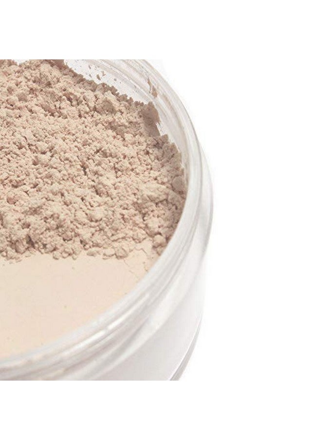 Mallofusa Translucent Powder Loose Setting Powder Foundation Face Powder Oil Control Makeup Cosmetic Mineral Formula Oil Control W/Puff 0.63 OZ Natural (2#)