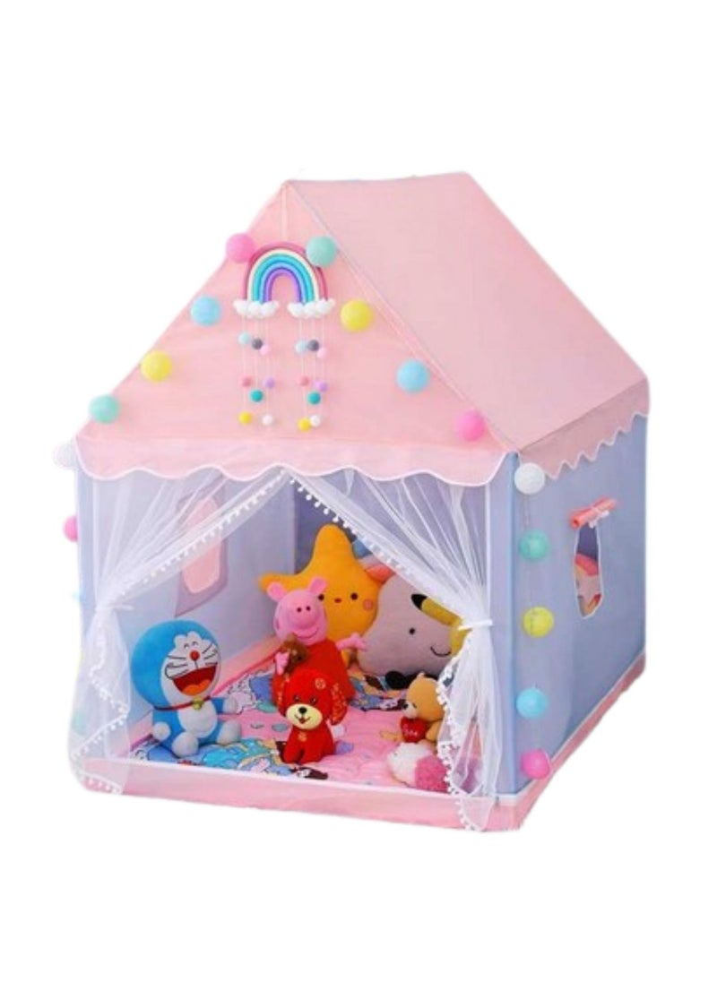 Home Smart Kids Tents for Kids Playing and Sleeping Birthday Party Decoration Play House Tent  For Boys And Girls Indoor and Outdoor Tent (House Tent)