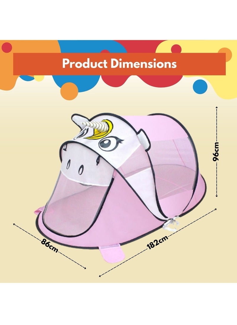 Home Smart Kids Tents for Kids Playing and Sleeping Birthday Party Decoration Play House Tent  For Boys And Girls Indoor and Outdoor Tent (Tiger Tent)