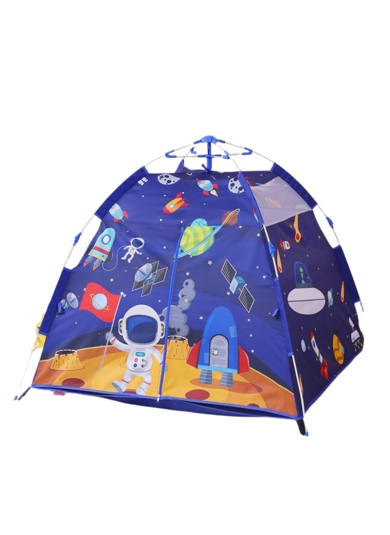 Home Smart Kids Tents for Kids Playing and Sleeping Birthday Party Decoration Play House Tent  For Boys And Girls Indoor and Outdoor Tent (Space Tent)