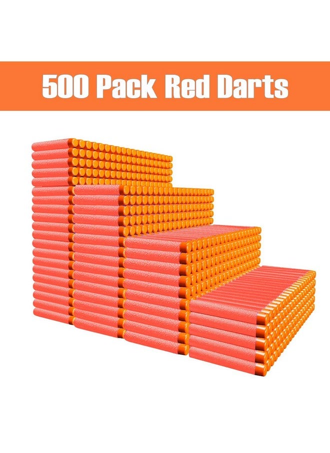 Compatible with Nerf Darts Bullets - 1000 Pack Darts Refill Pack Compatible with Nerf N-Strike Elite Series Guns Party Supplies, Universal Dart Ammo Pack for Toy Gun with Storage Bag (Red and Blue)