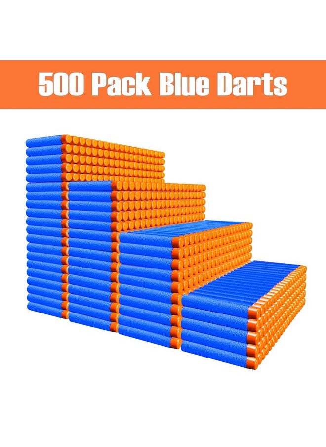 Compatible with Nerf Darts Bullets - 1000 Pack Darts Refill Pack Compatible with Nerf N-Strike Elite Series Guns Party Supplies, Universal Dart Ammo Pack for Toy Gun with Storage Bag (Red and Blue)