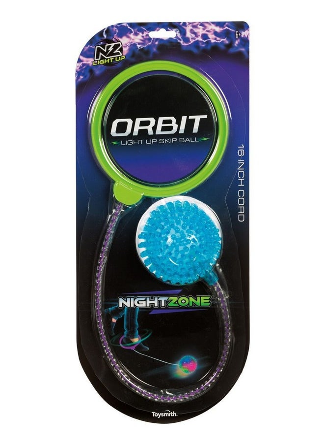 Toysmith NightZone Orbit Light Up Skip Ball - Colors Vary