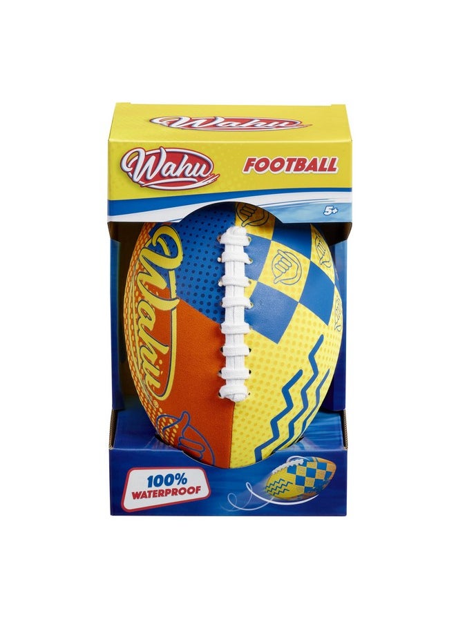 Wahu 100% Waterproof Beach Football with Real Laces for in and Out of Water Play, 9