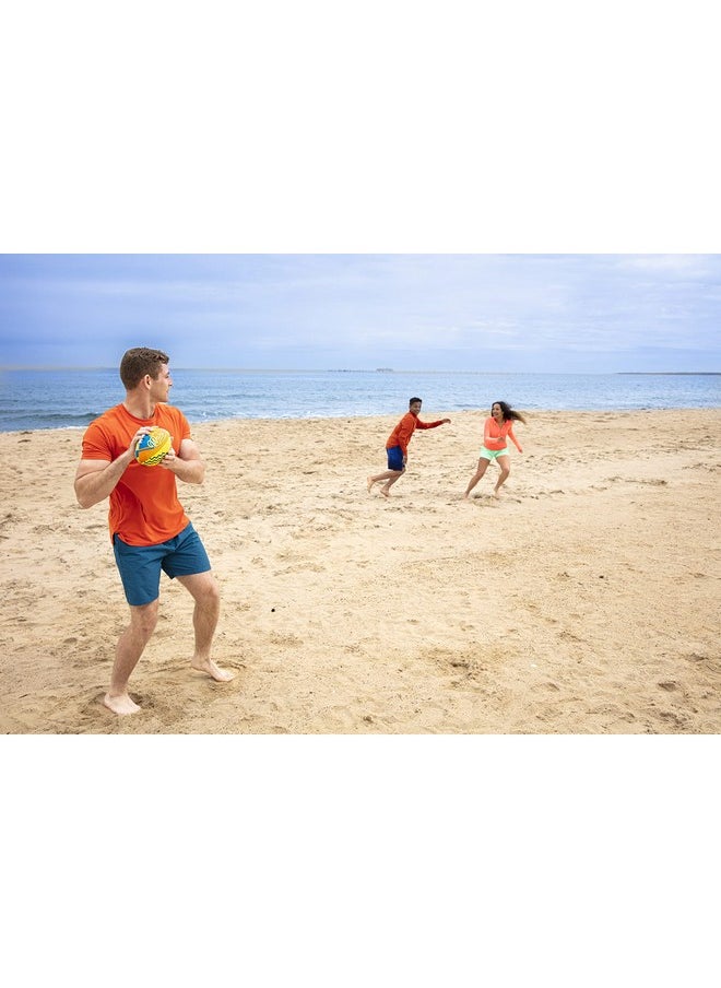 Wahu 100% Waterproof Beach Football with Real Laces for in and Out of Water Play, 9