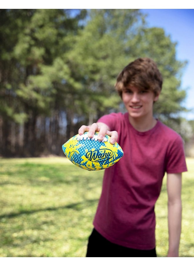 Wahu 100% Waterproof Mini Beach Football with Real Laces for in and Out of Water Play, 6.5