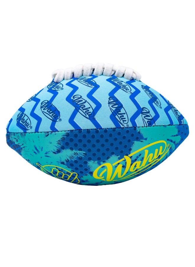 Wahu 100% Waterproof Mini Beach Football with Real Laces for in and Out of Water Play, 6.5