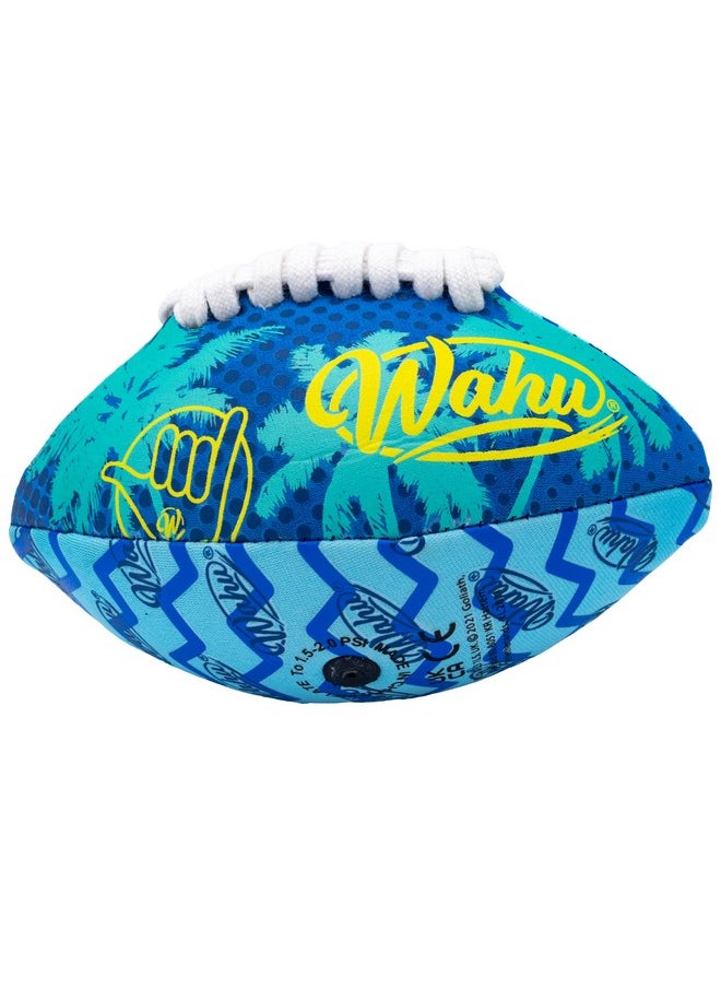 Wahu 100% Waterproof Mini Beach Football with Real Laces for in and Out of Water Play, 6.5