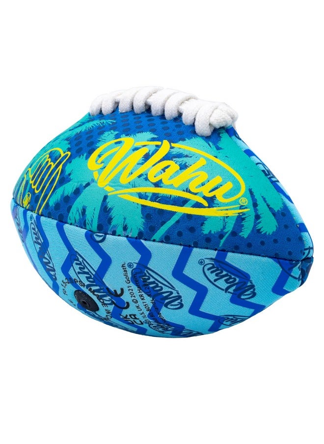 Wahu 100% Waterproof Mini Beach Football with Real Laces for in and Out of Water Play, 6.5