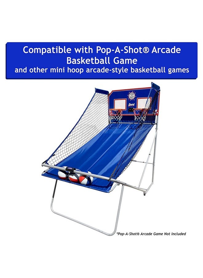 Botabee Red, White and Blue Mini Basketball Set for Pop A Shot Basketball Arcade Games - Size 3, 7” Junior Basketballs Suitable for Indoors, Outdoors and Arcade Basketball - 3 Pack