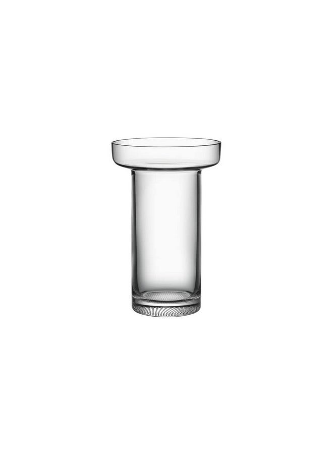 Kosta Boda Limelight Crystal Rose Vase,Silver