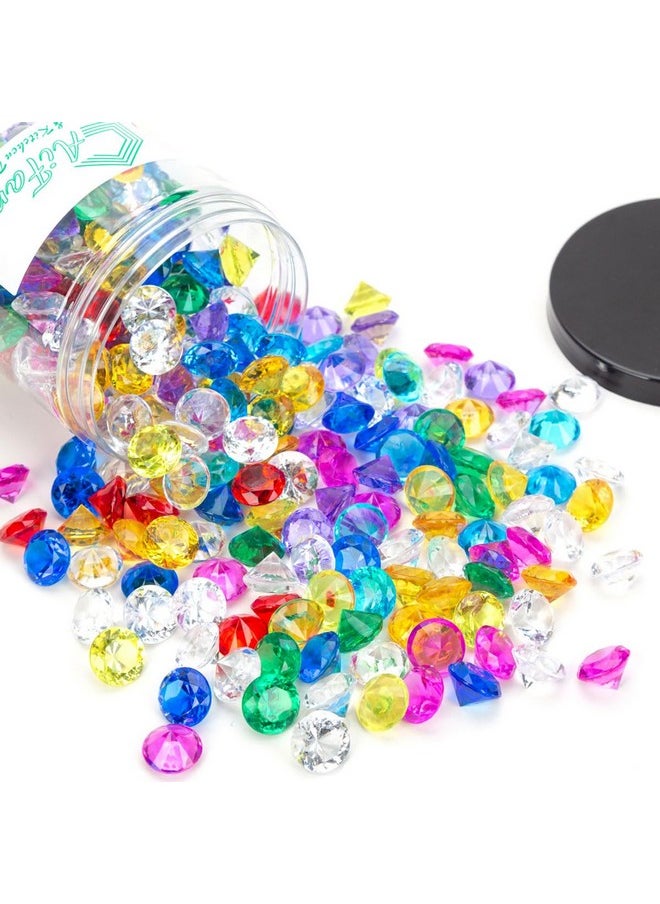 AiFanS Vase Filler for Centerpieces,Home Deco 300PCS 3/4 Inch Vase Filler Beads,Diamond Marbles for Vases - Mulicolor