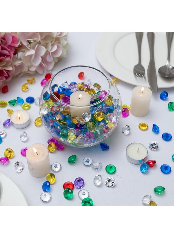 AiFanS Vase Filler for Centerpieces,Home Deco 300PCS 3/4 Inch Vase Filler Beads,Diamond Marbles for Vases - Mulicolor